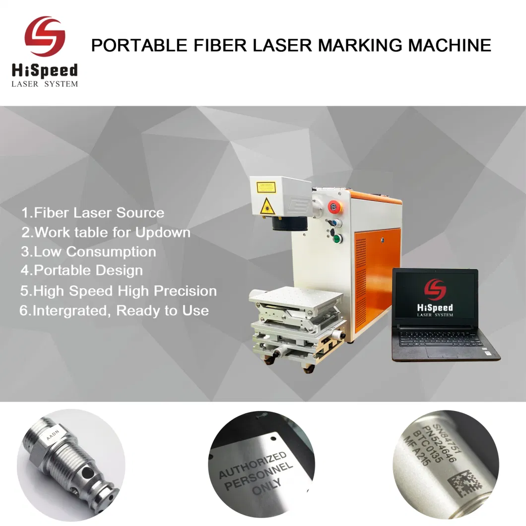 Hispeedlaser Desktop Pneumatic Metal DOT Peen Engraving Marking Stamping Machine for Auto Parts