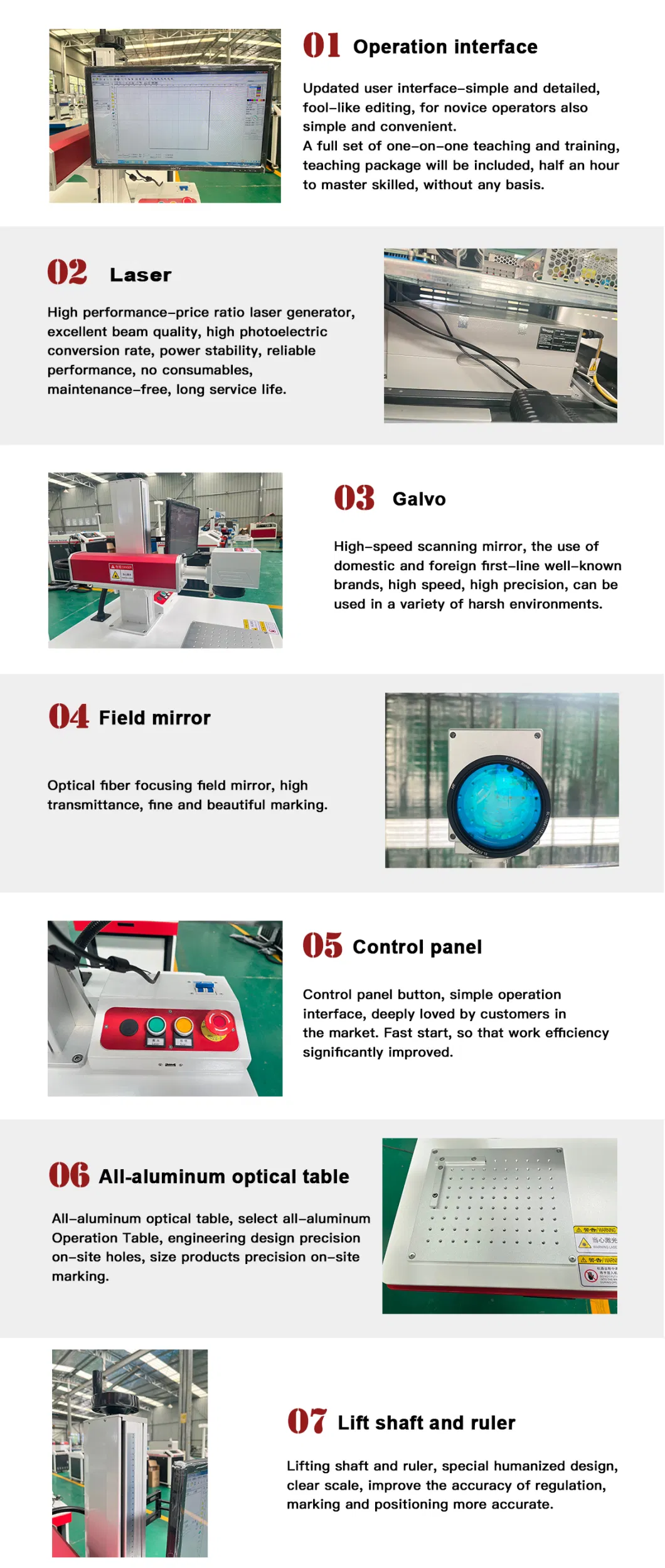 Factory Directly Sale Tool Desktop Laser Marking Jewelry Pneumatic Engraving Machine Fiber Laser 30W 50W Machine